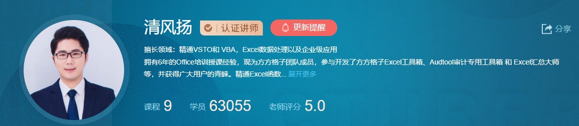 风清扬Excel全套300集教程, 1.14G